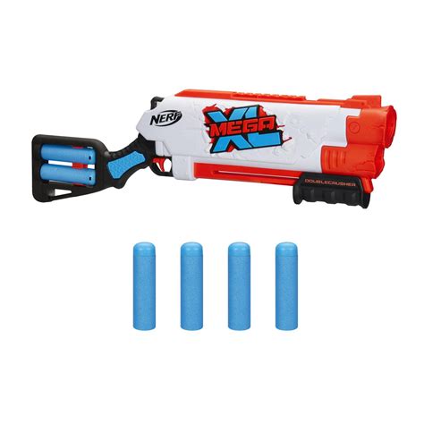 nerf mega whistler darts|Nerf Mega XL Double Crusher Blaster, Largest Nerf Mega Darts Ever, 4.